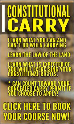 Constitutional Carry / Permitless Carry Course
